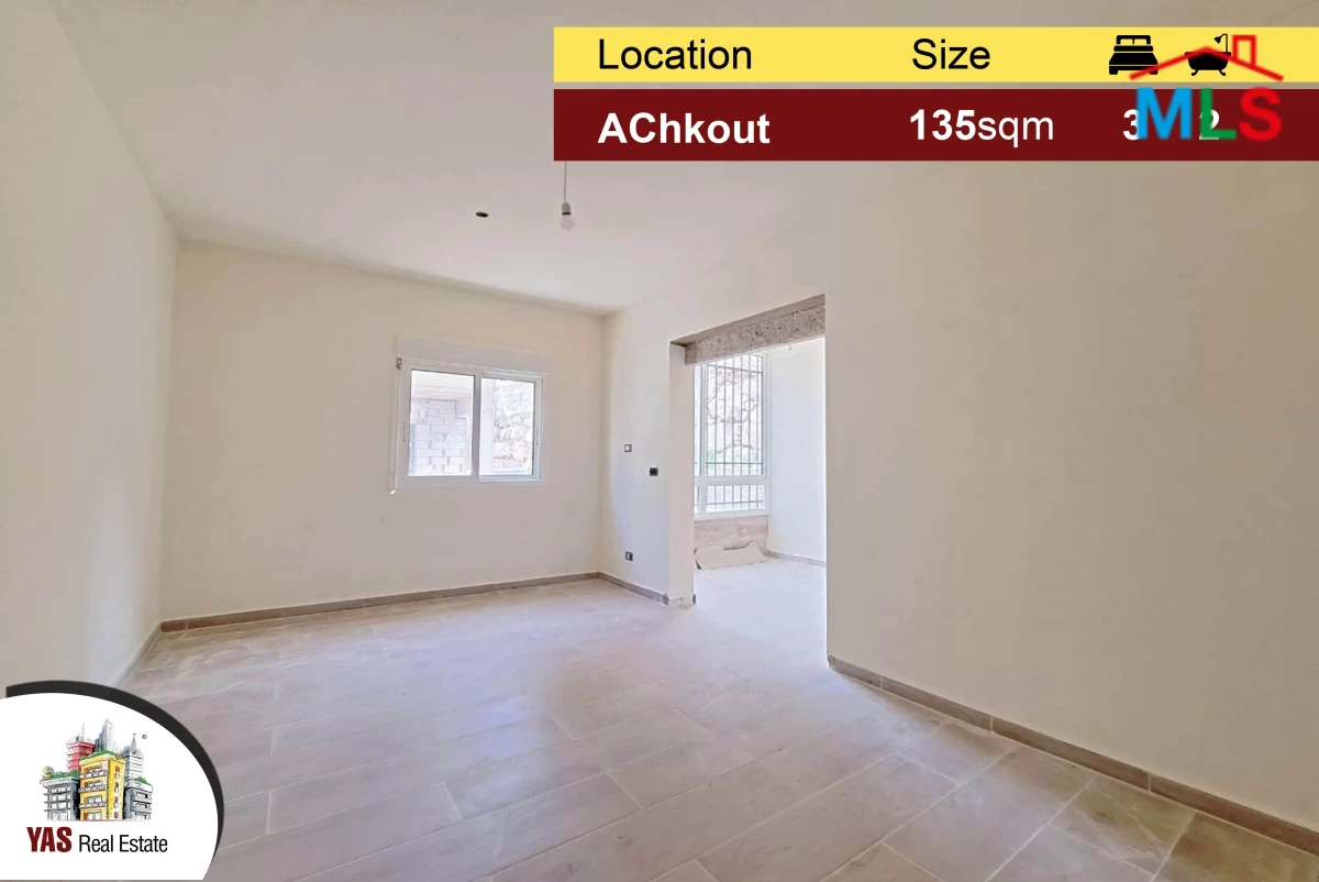 Achkout 135m2 | Brand New | Modern Apartment | Mountain View