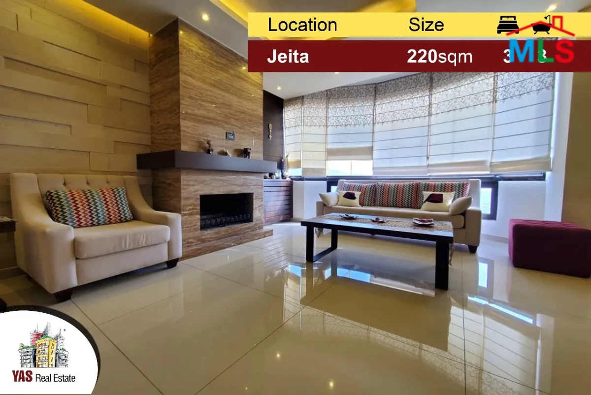 Jeita 220m2 | Duplex | Luxury | Prime Location | Open View