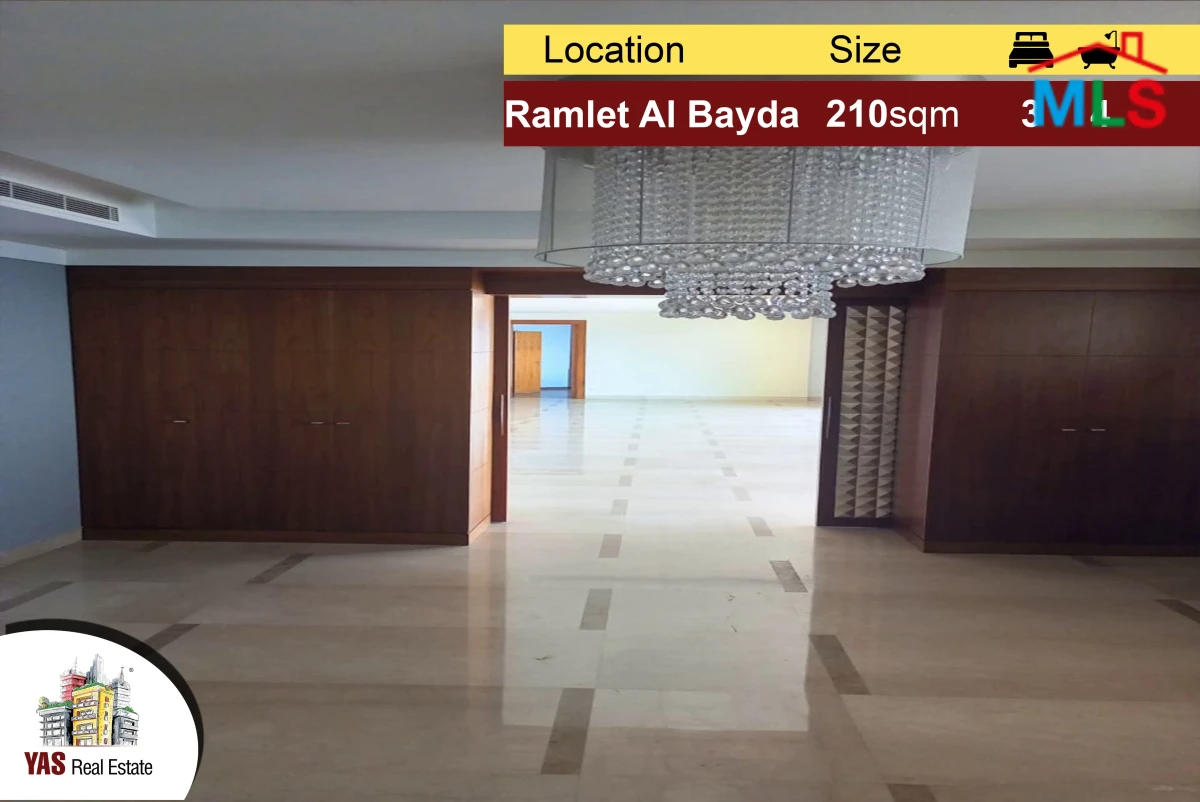 Ramlet Al Bayda 210m2 | Luxury | High-End | New | Sea View