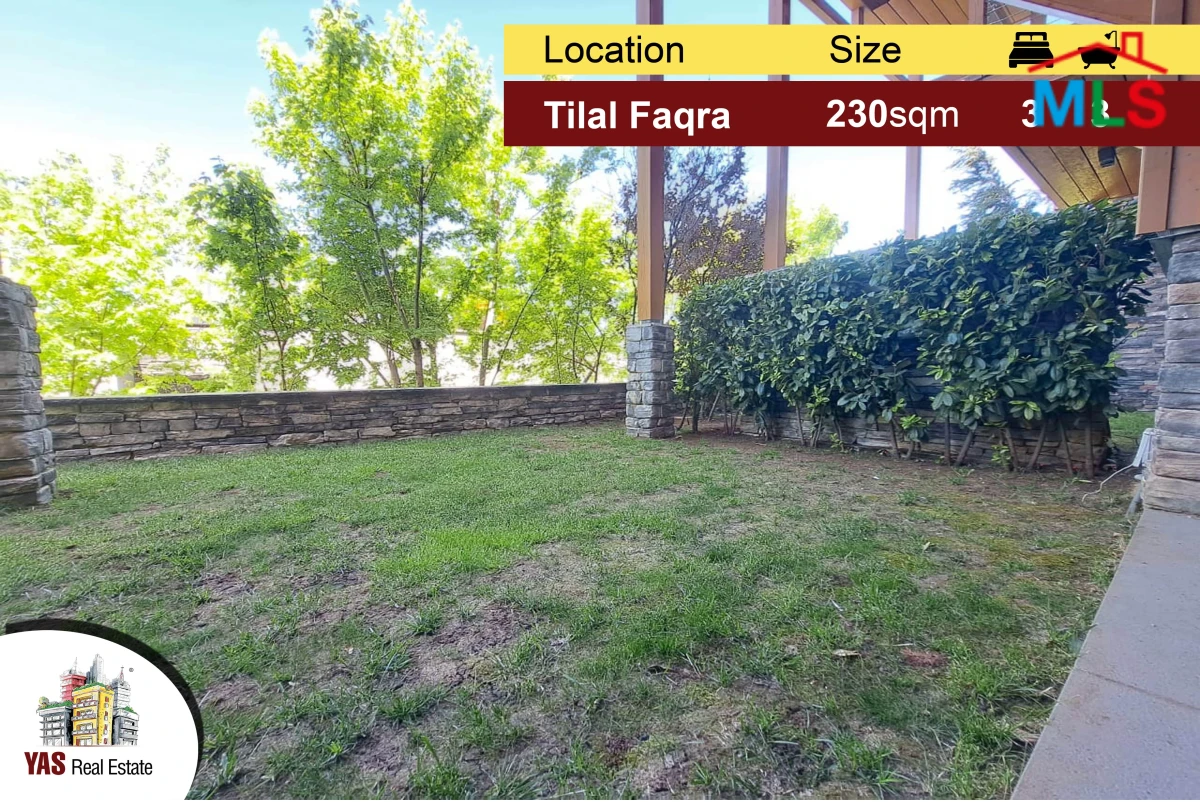 Tilal Faqra 230m2 + 250m2 Garden | High-End Chalet | Brand New | View