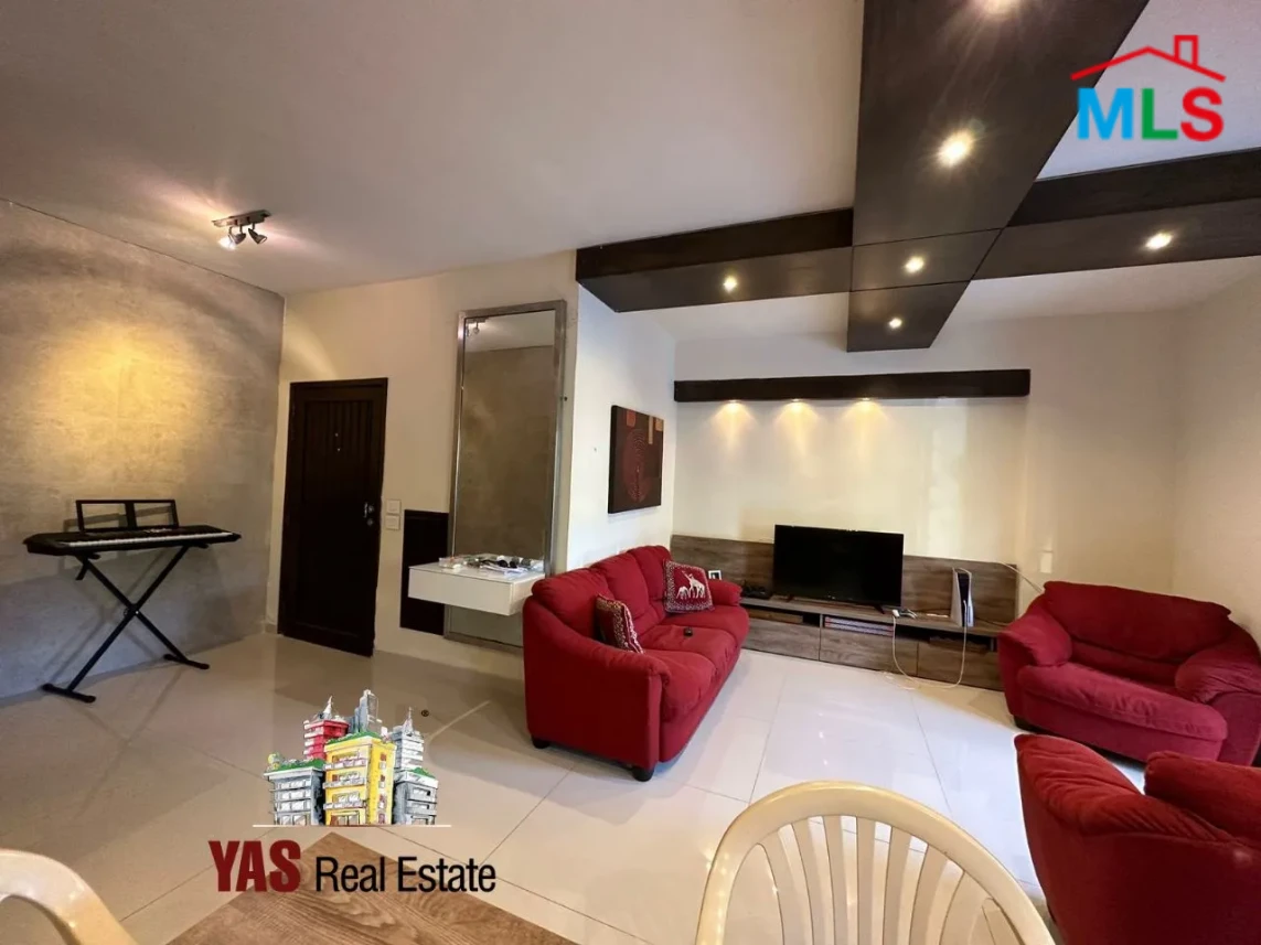 Ballouneh 120m2 + 125m2 Terrace | Fully Furnished | Prime Location