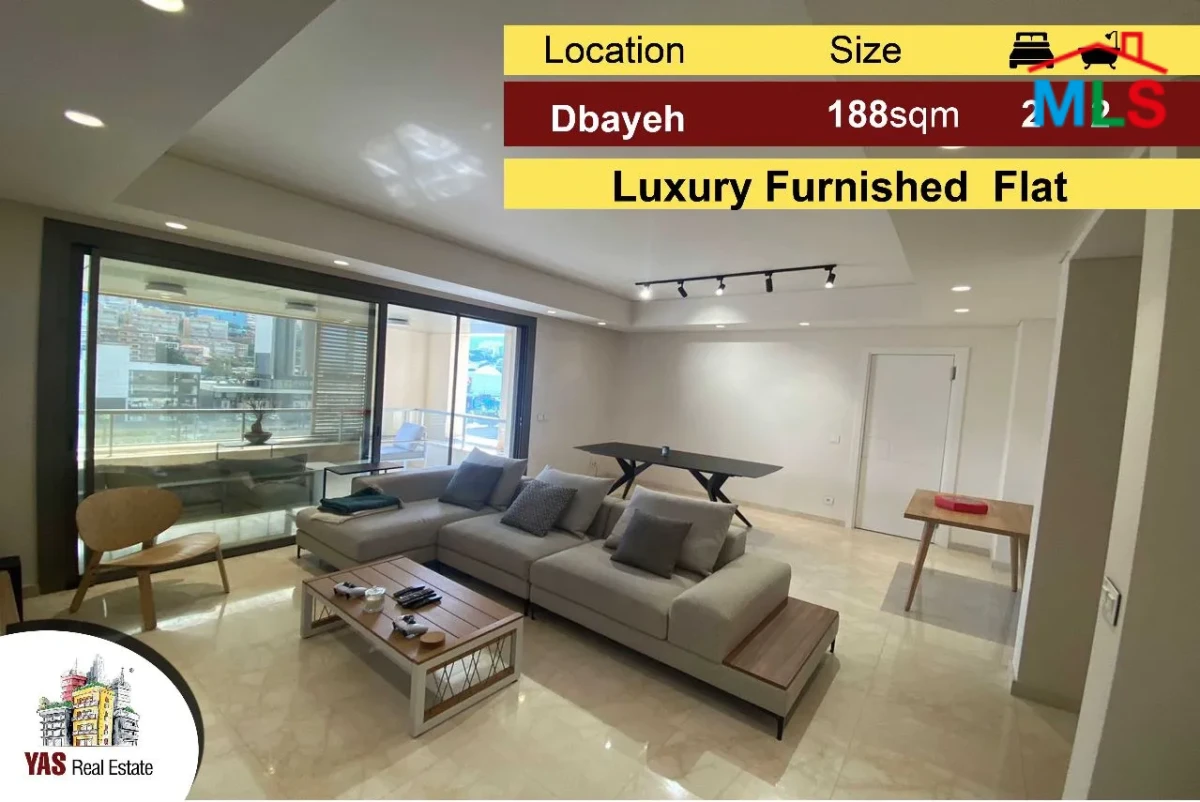 Dbayeh 188m2 | Premium | Fully Furnished | Classy Area | Sea View