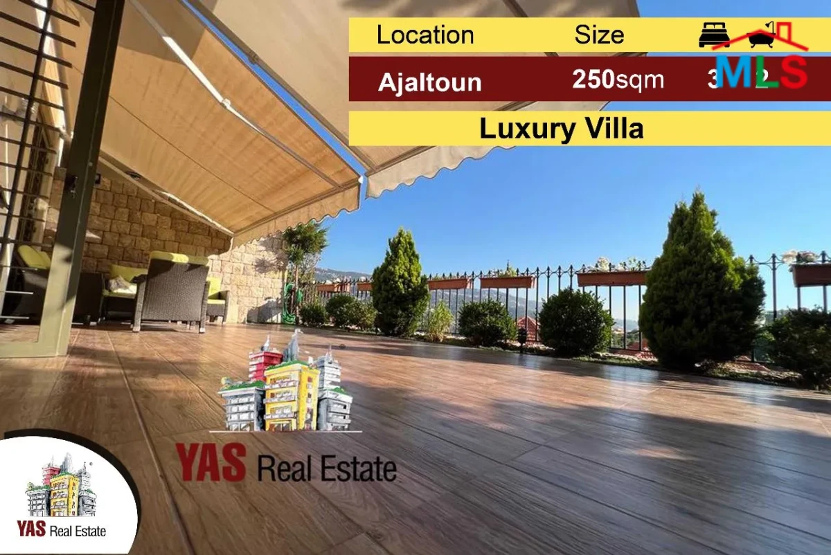 Ajaltoun 250m2 Villa | 150m2 Gardens | High-End | SUPER CATCH