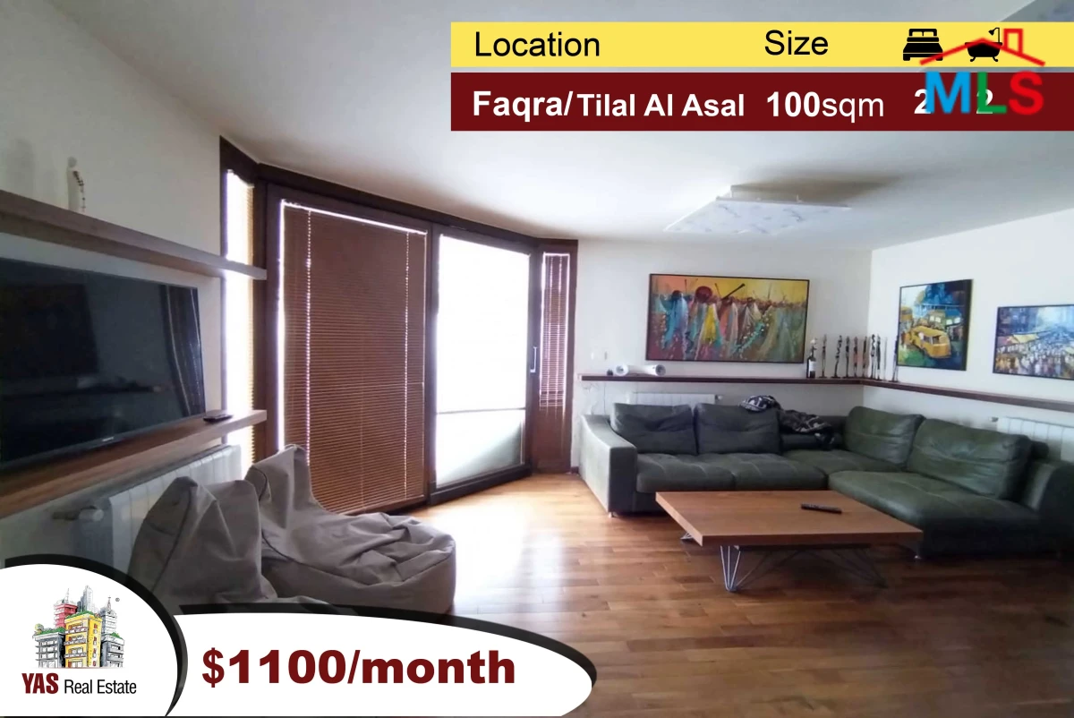 Faqra / Tilal Al Asal 100m2 + 80m2 Terrace | Chalet | Rent | Faraya