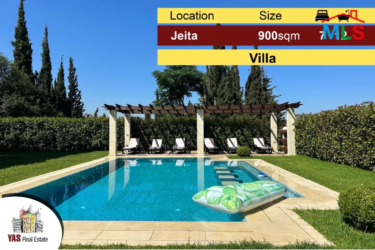 Jeita 900M2 Villa | 800M2 Gardens | Signature | Pool | Panoramic View