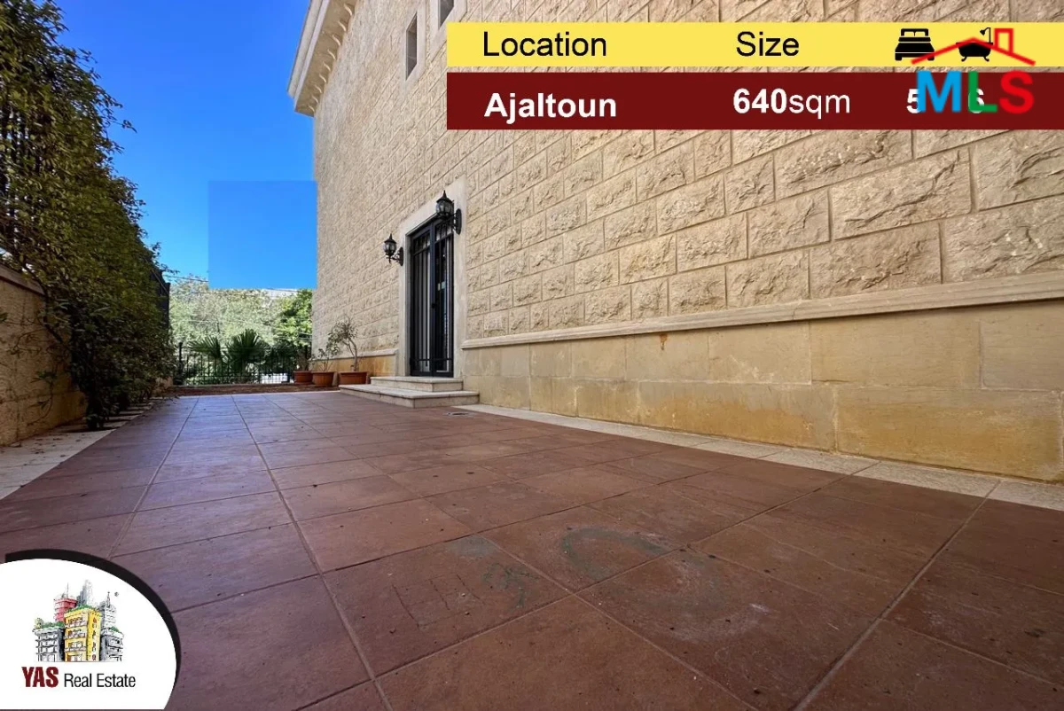Ajaltoun 640m2 Villa | 400m2 Land | Luxurious | Prime | Catch
