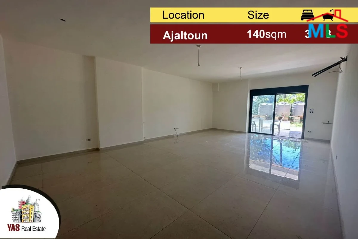Ajaltoun 140m2 + 50m2 Garden | Lease To Own | Private Street | Catch