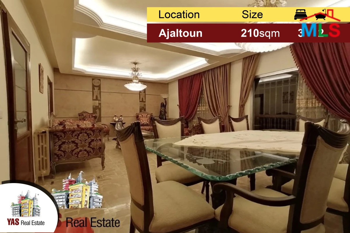 Ajaltoun 210m2 | Luxury | Open View | Excellent Condition | Furnished