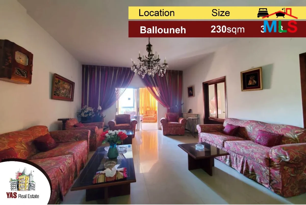 Ballouneh 230m2 | Mint Condition | Open View | Luxurious