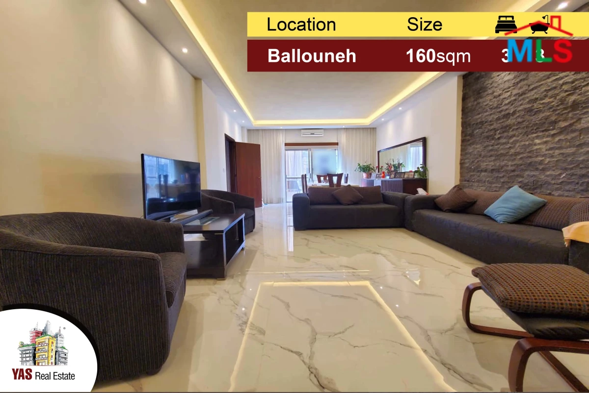 Ballouneh 160m2 | Newly Renovated | Luxury | Prime Location