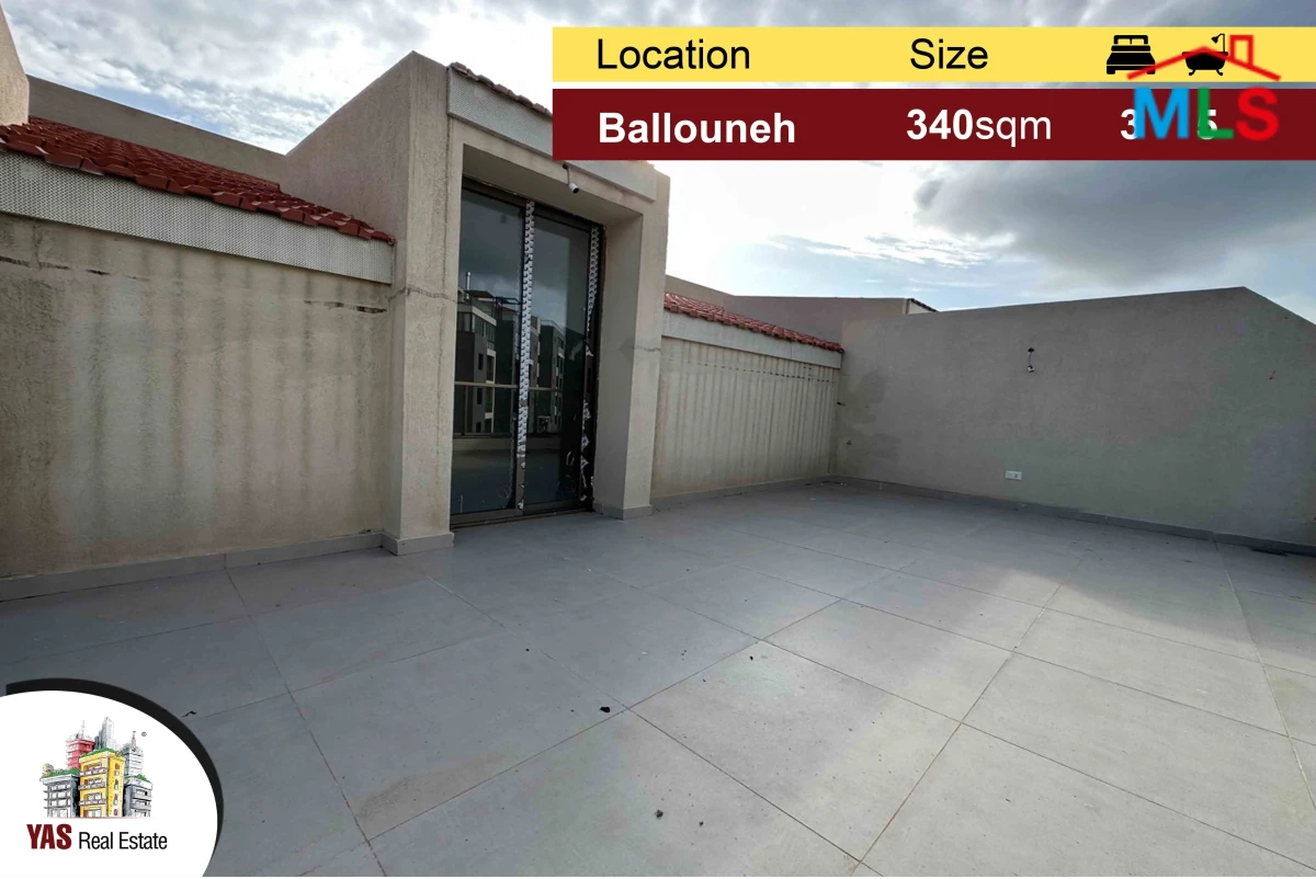 Ballouneh 340m2 Duplex | Mountain View | New | pool | Community