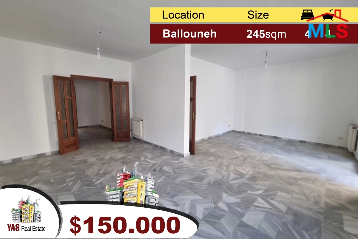 Ballouneh 245m2 | Excellent Condition | Super Luxurious
