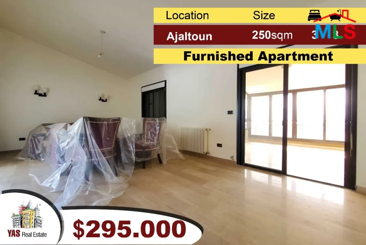Ajaltoun 250m2 | Luxury Furnished Apartment | Panoramic View