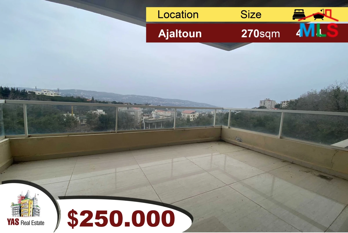 Ajaltoun 270M2 | Spacious Flat | New | Luxurious | Mountain View