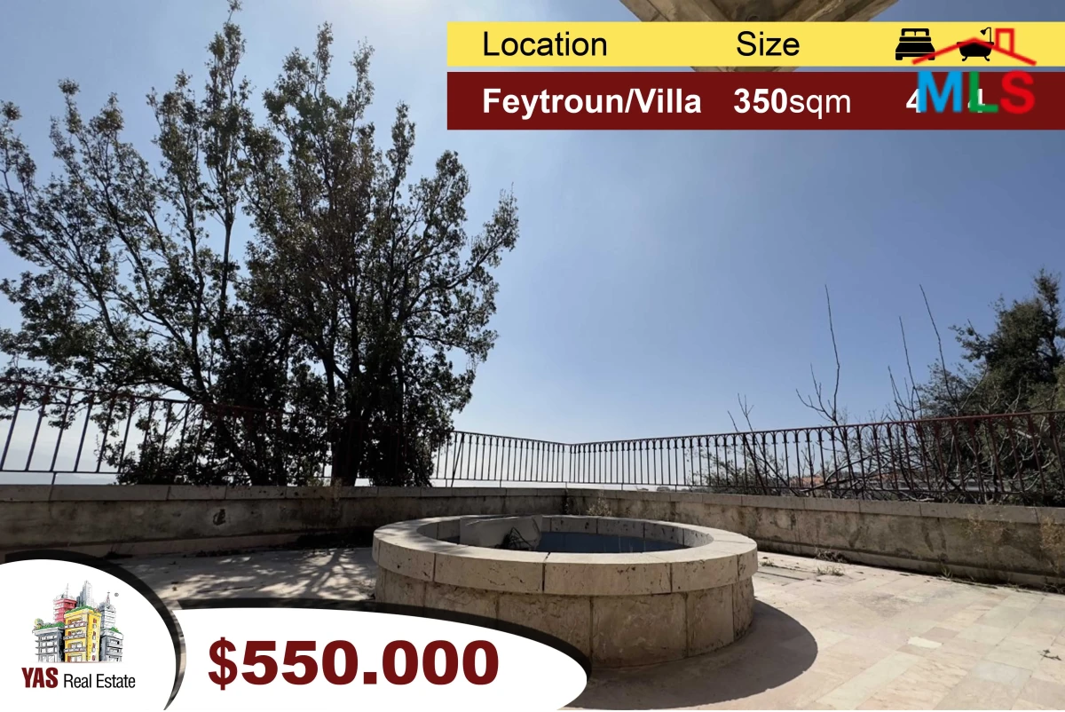 Feytroun 350m2 Stand-alone / private House | 500m2 Land | View | Unique