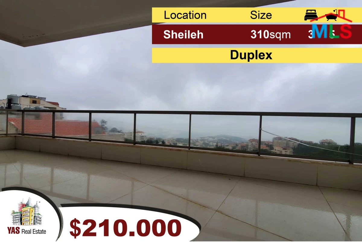Sheileh 310m2 | Duplex | Brand New | Private Street | Panoramic View