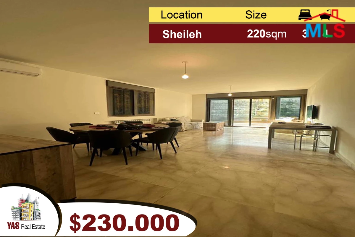 Sheileh 220m2 | Luxurious | Prime Location | Generous Dimensions