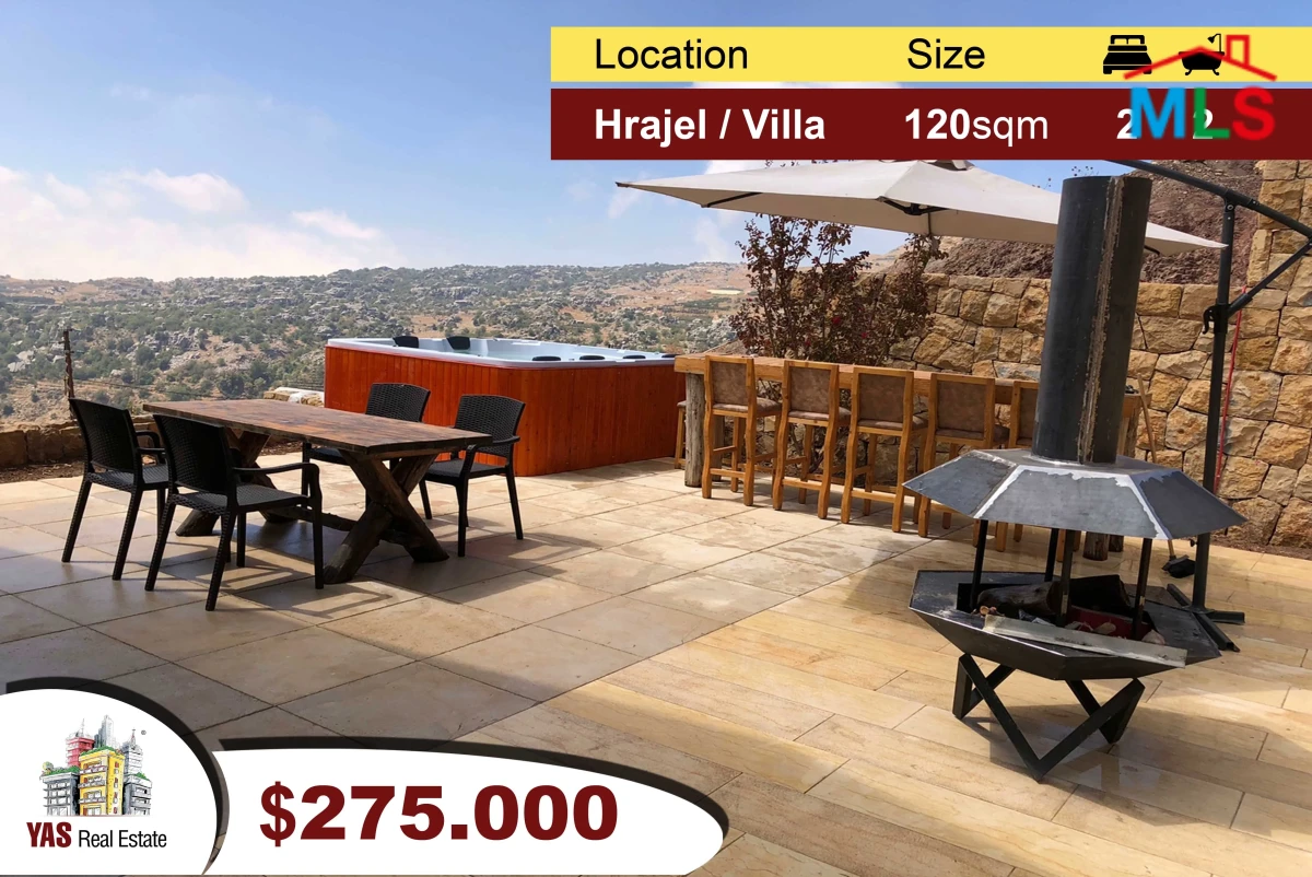 Hrajel 120m2 + 175m2 Terrace | High-End | Furnished Villa | View