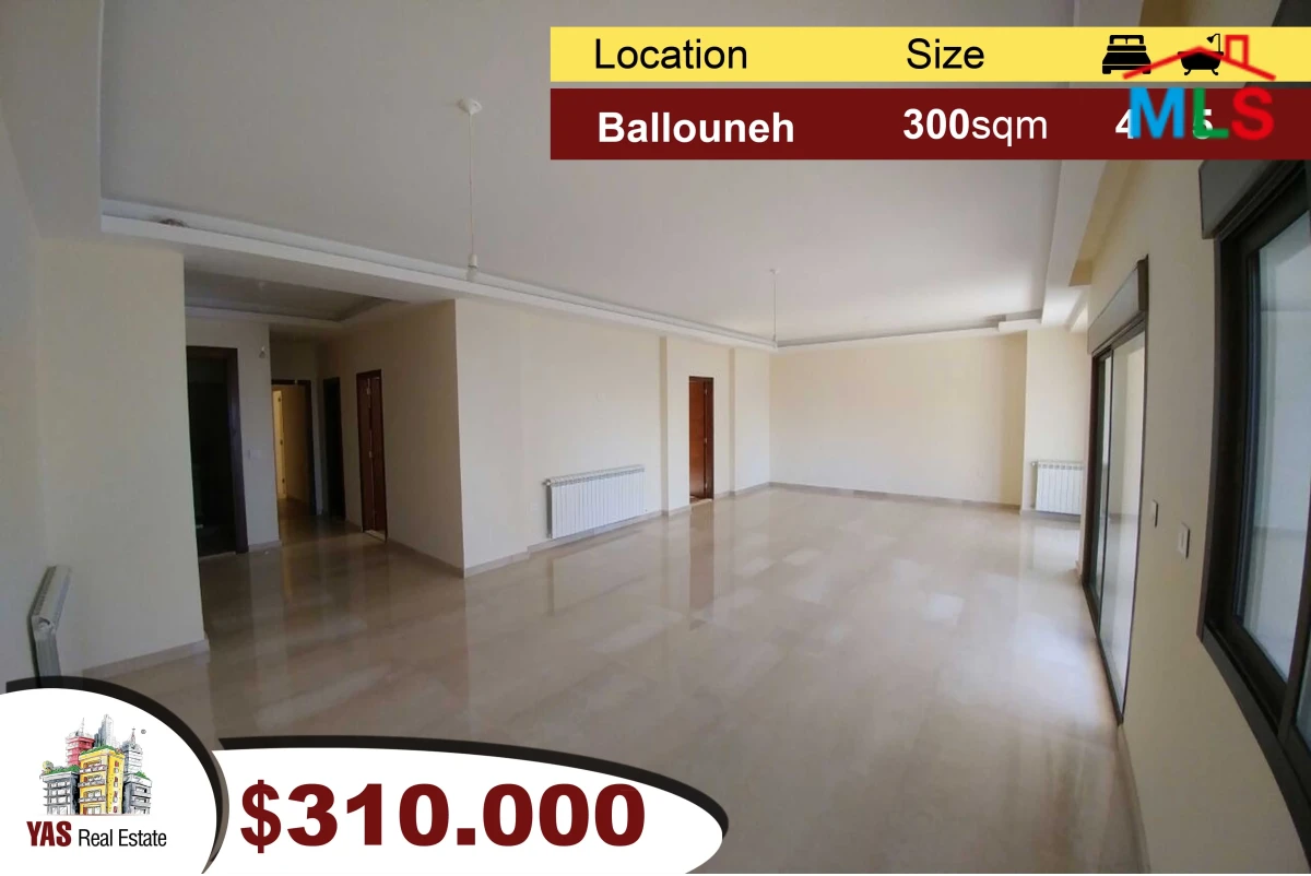 Ballouneh 300m2 | 150m2 Terrace | New | High-end | Private Entrance