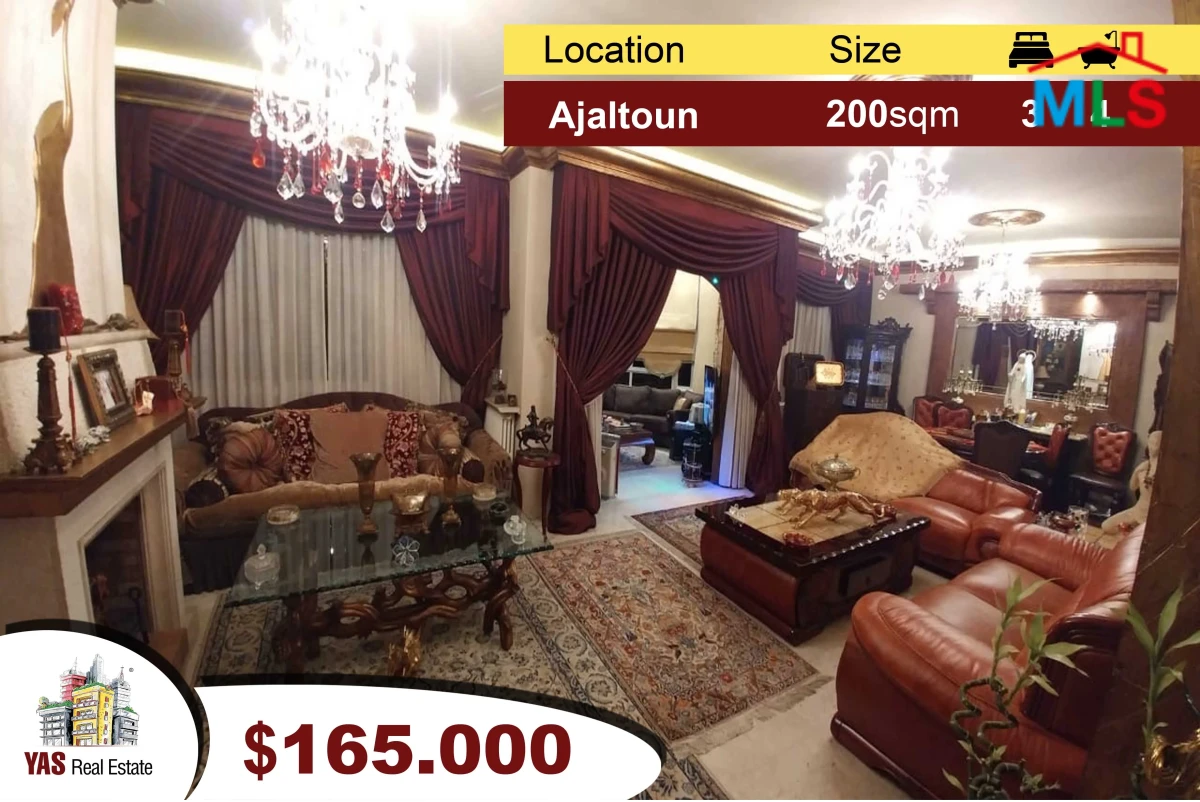 Ajaltoun 200m2 | Super Luxurious | Mountain View | Decorated | Catch