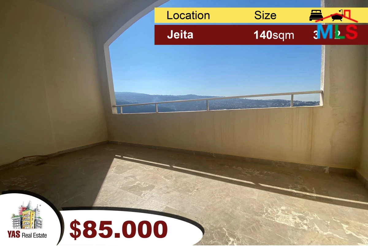 Jeita 140m2 | Well-Maintained | Open View | Luxury