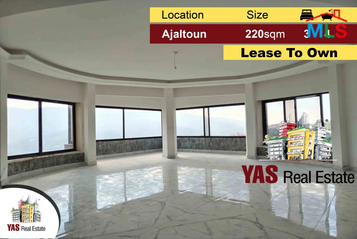 Ajaltoun 220m2 | High-End | Brand New | Lease To Own | View