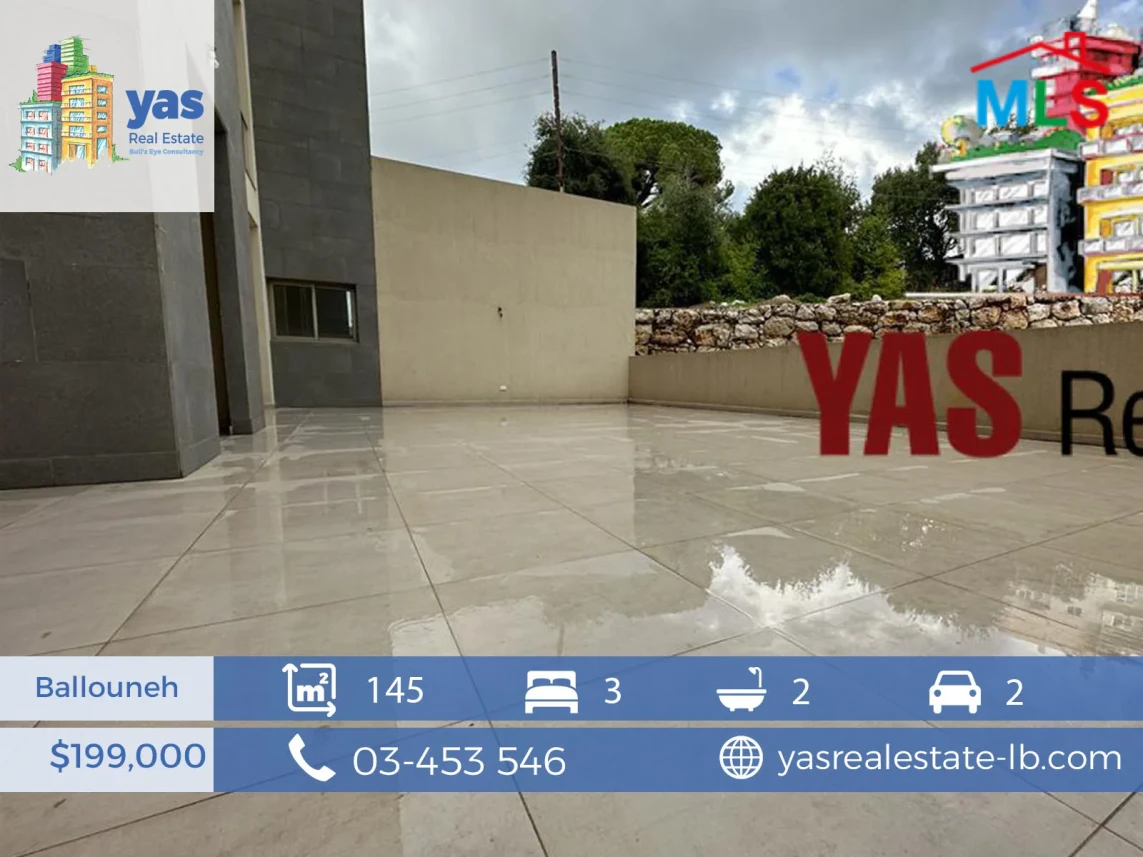 Ballouneh 145m2 | 100m2 Terrace | Private Entrance | View | New | Luxurious