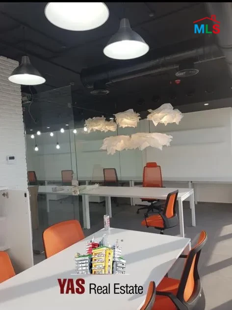 Sin El Fil 90m2 Office | Designer’s Signature | Prestigious Center | Furnished