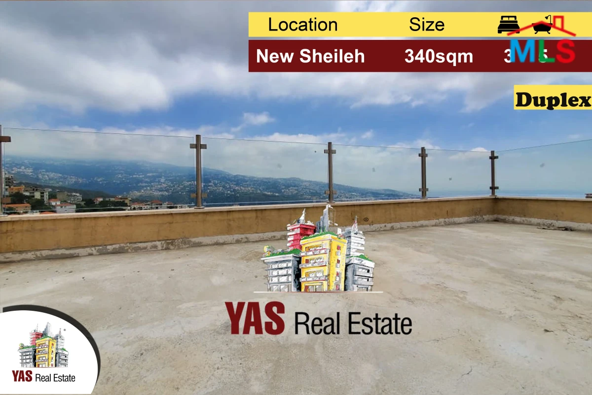 New Sheileh 340m2 Duplex | Big Terrace | New | Luxurious | Astonishing View | Catch