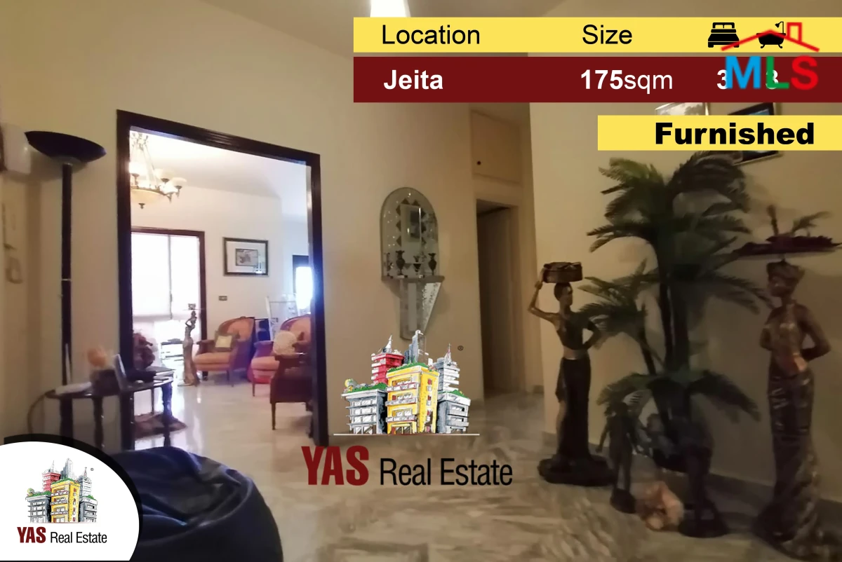 Jeita 175m2 | Fully Furnished | Panoramic View | Luxurious