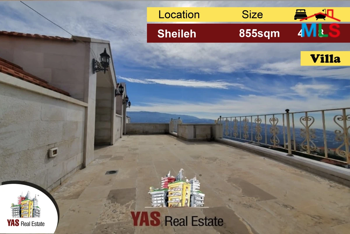 Sheileh 855m2 | Villa | New | Panoramic View | Luxury