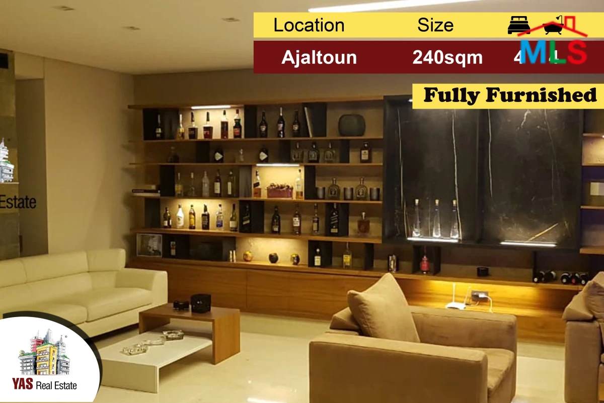 Ajaltoun 240m2 | High-End | Prime | View | Furnished | Unique