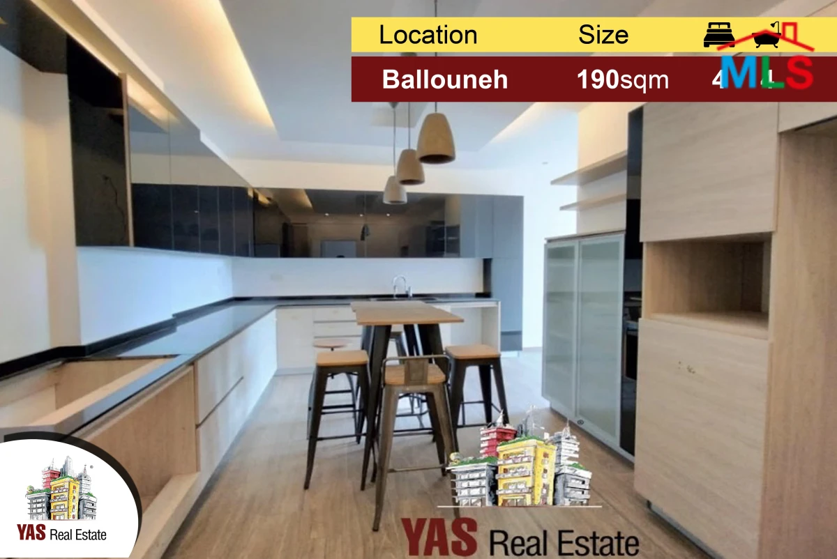 Ballouneh 190m2 | 80m2 Terrace | Luxury | Open View | Brand New