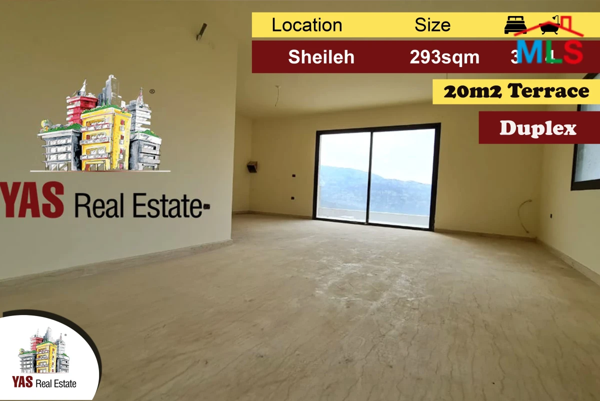 Sheileh 293m2 Duplex | 20m2 Terrace | New | Impressive View