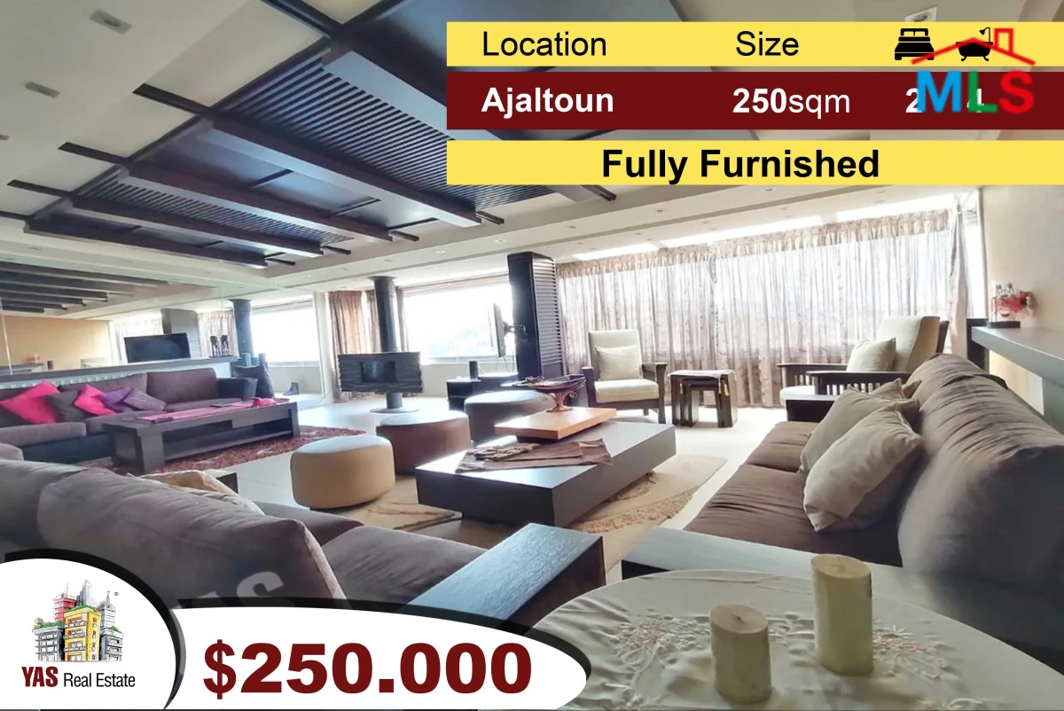 Ajaltoun 250m2 | Luxury | Fully Furnished | View | Upgraded