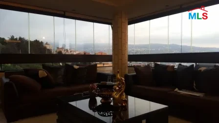 BALLOUNEH 260M2 - DUPLEX - PANORAMIC VIEW - PARTLY FURNISHED - DESIGNER'S SIGNATURE