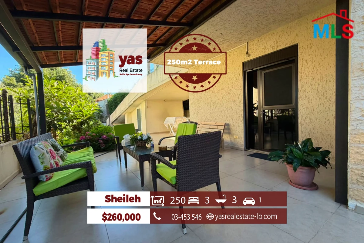 Sheileh 250m2 | 250m2 Terrace | Prime Location | Catch | View | EL