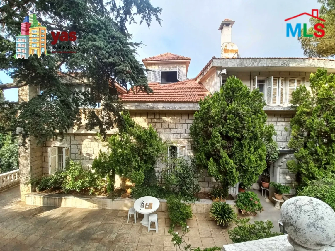 Bikfaya 600m2 | 1190m2 Land | Furnished Villa | Traditional | CHKH
