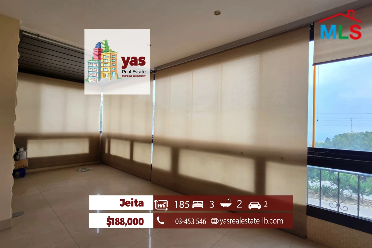 Jeita 185m2 | Open View | Luxury Flat | Quiet Street | Catch | TO