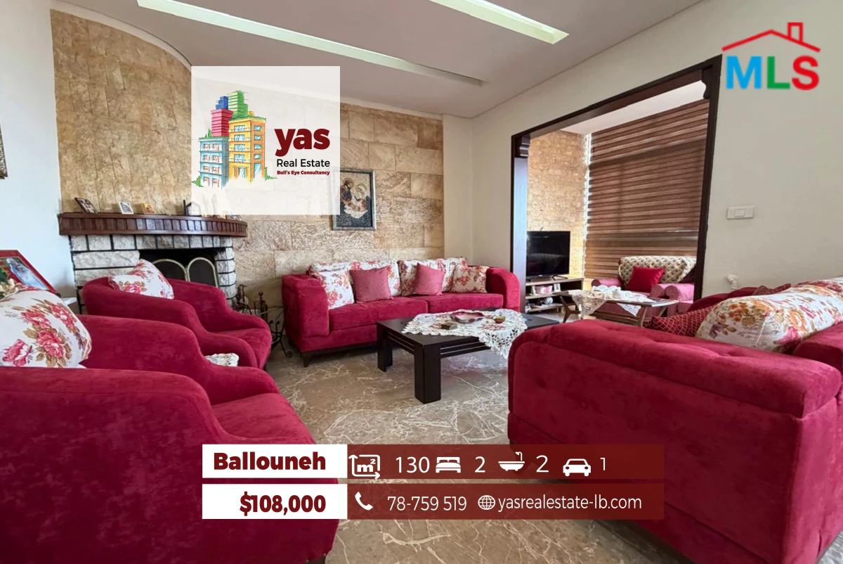 Ballouneh 130m2 | Open View | Luxury | Calm Area | Mint Condition | EL