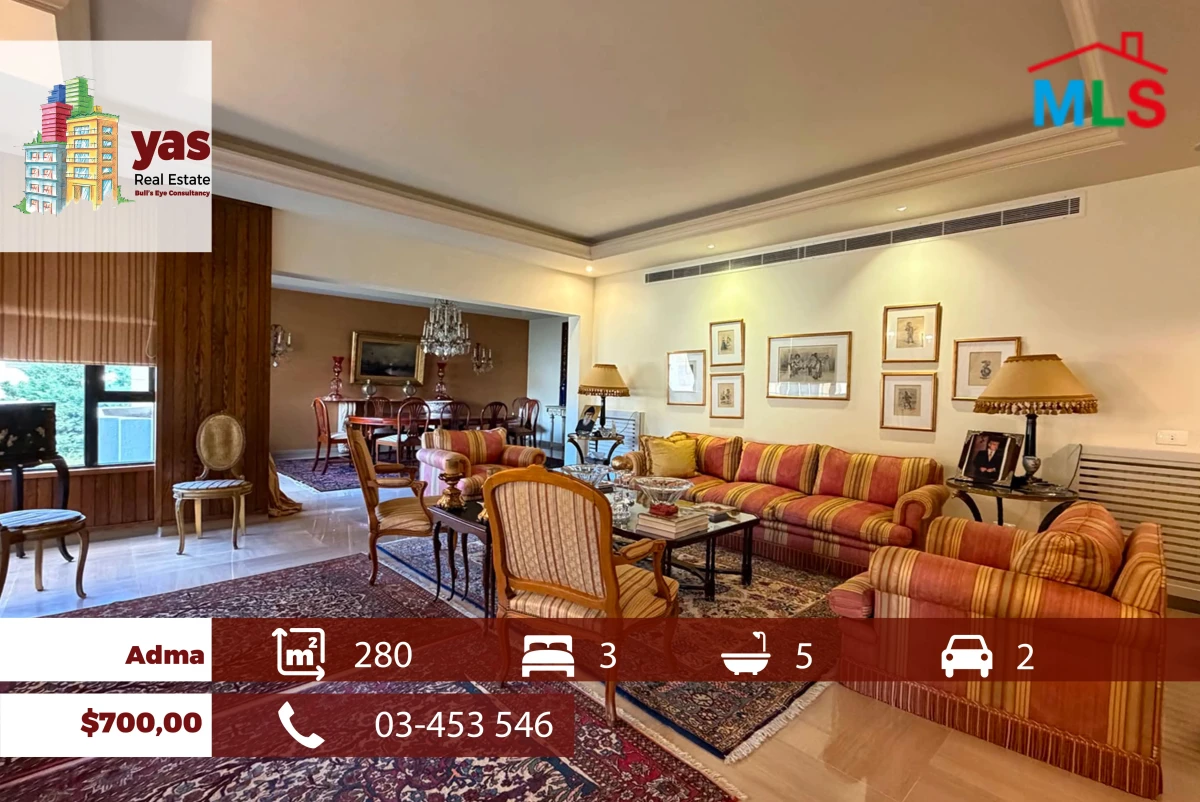 Adma 280m2 | Well Maintained | Classy Area | Partial View | EH