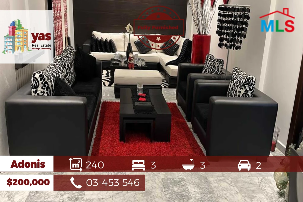 Adonis 240m2 | Fully Furnished | Excellent Condition | Spacious Flat |