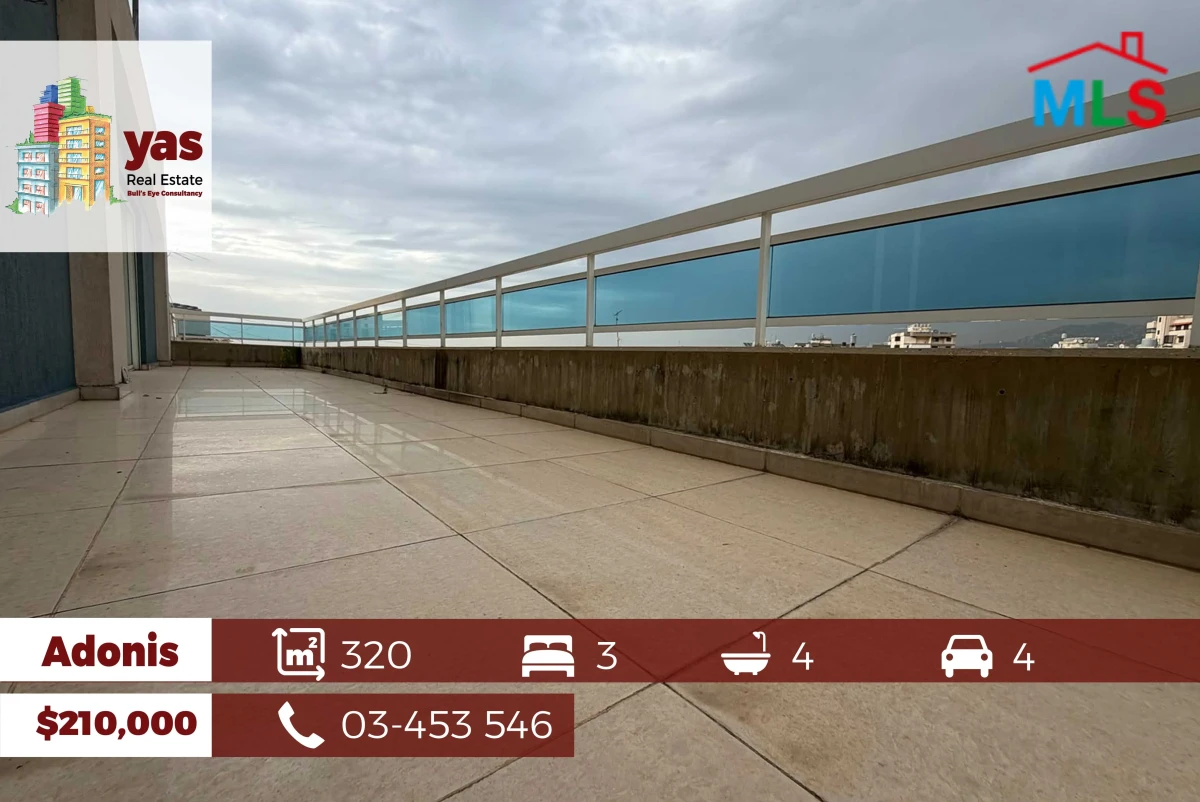Adonis 320m2 | Luxury Apartment | Well Lighted | Partial View | EH/RH