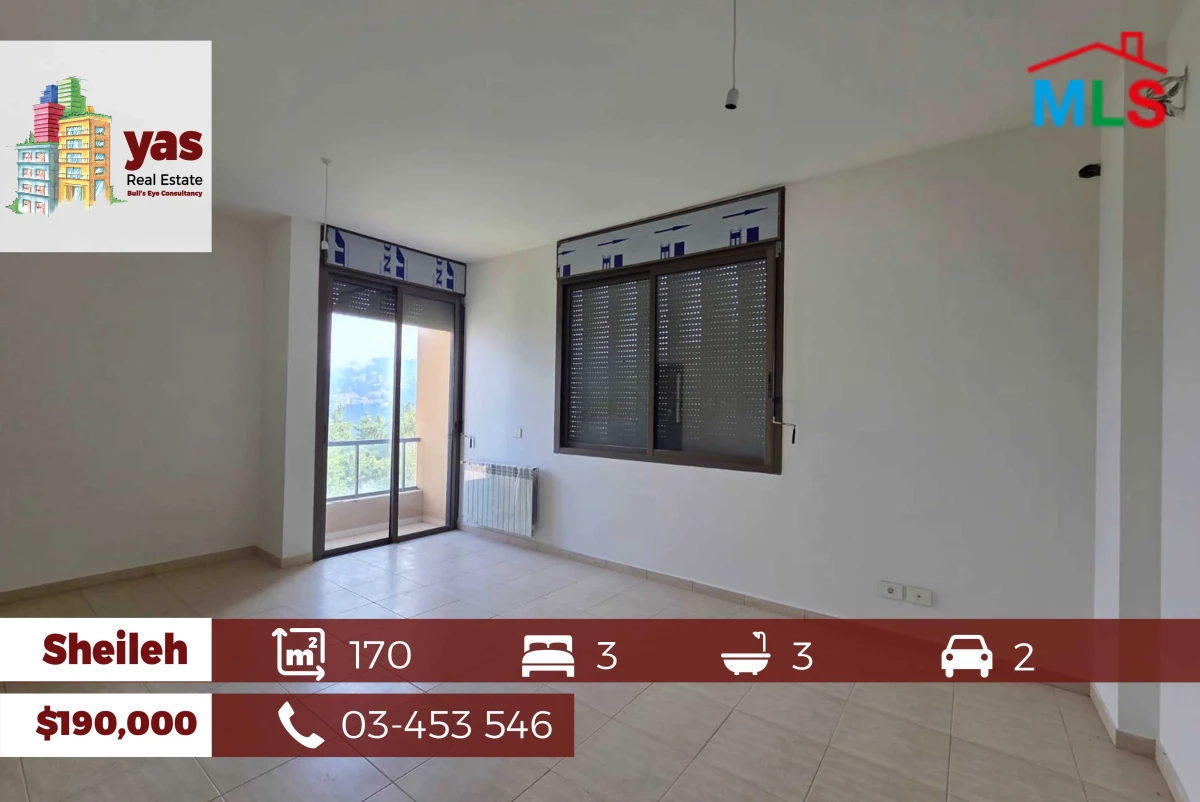 Sheileh 170m2 | New Apartment | Mint Condition | Open View | TO |