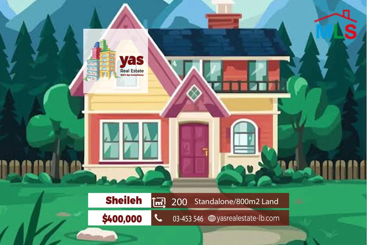 Sheileh 200m2 | Private House | 800m2 Land | Super Catch | TYT