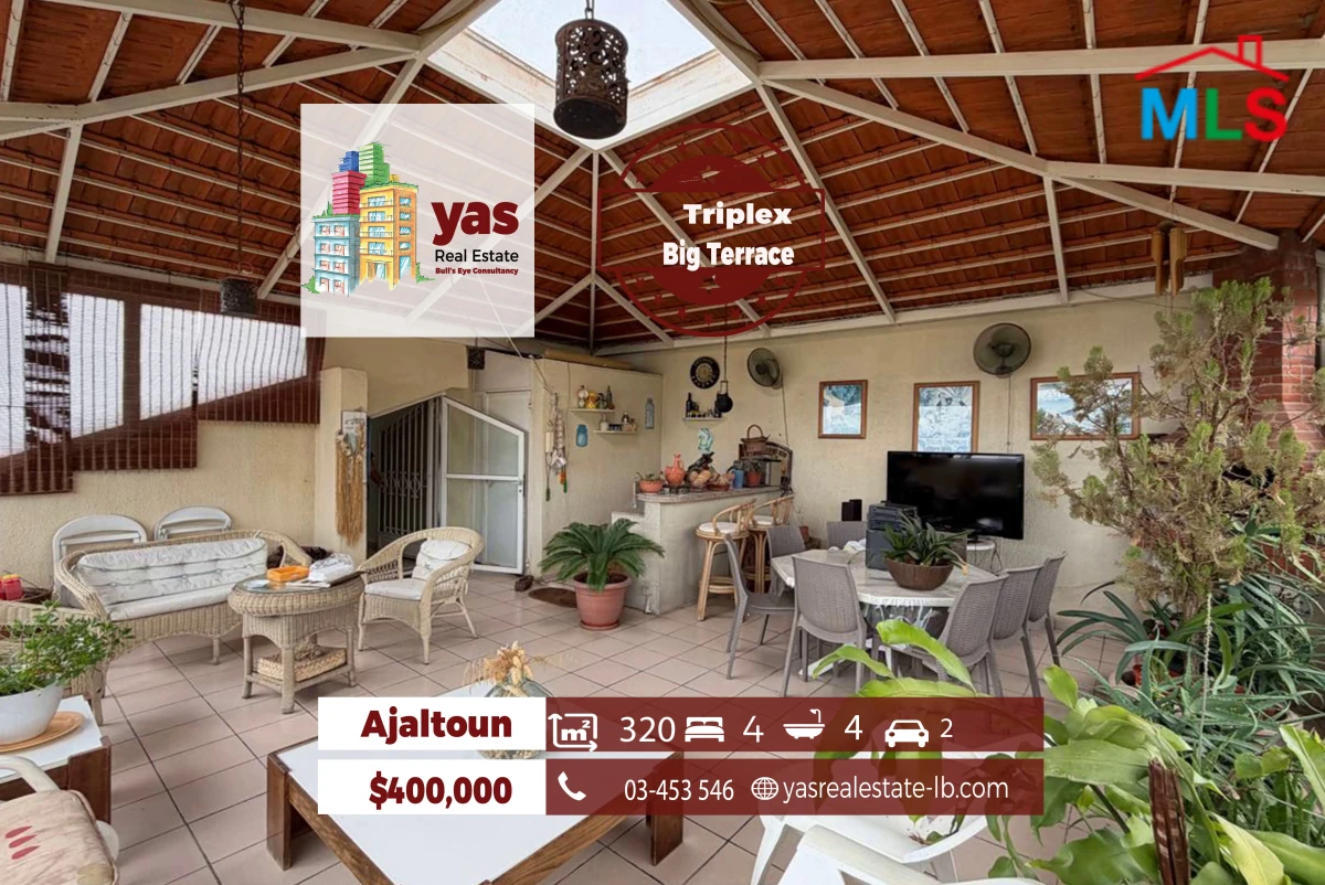 Ajaltoun 320m2 | Triplex | Excellent Condition | Private Street | TYT