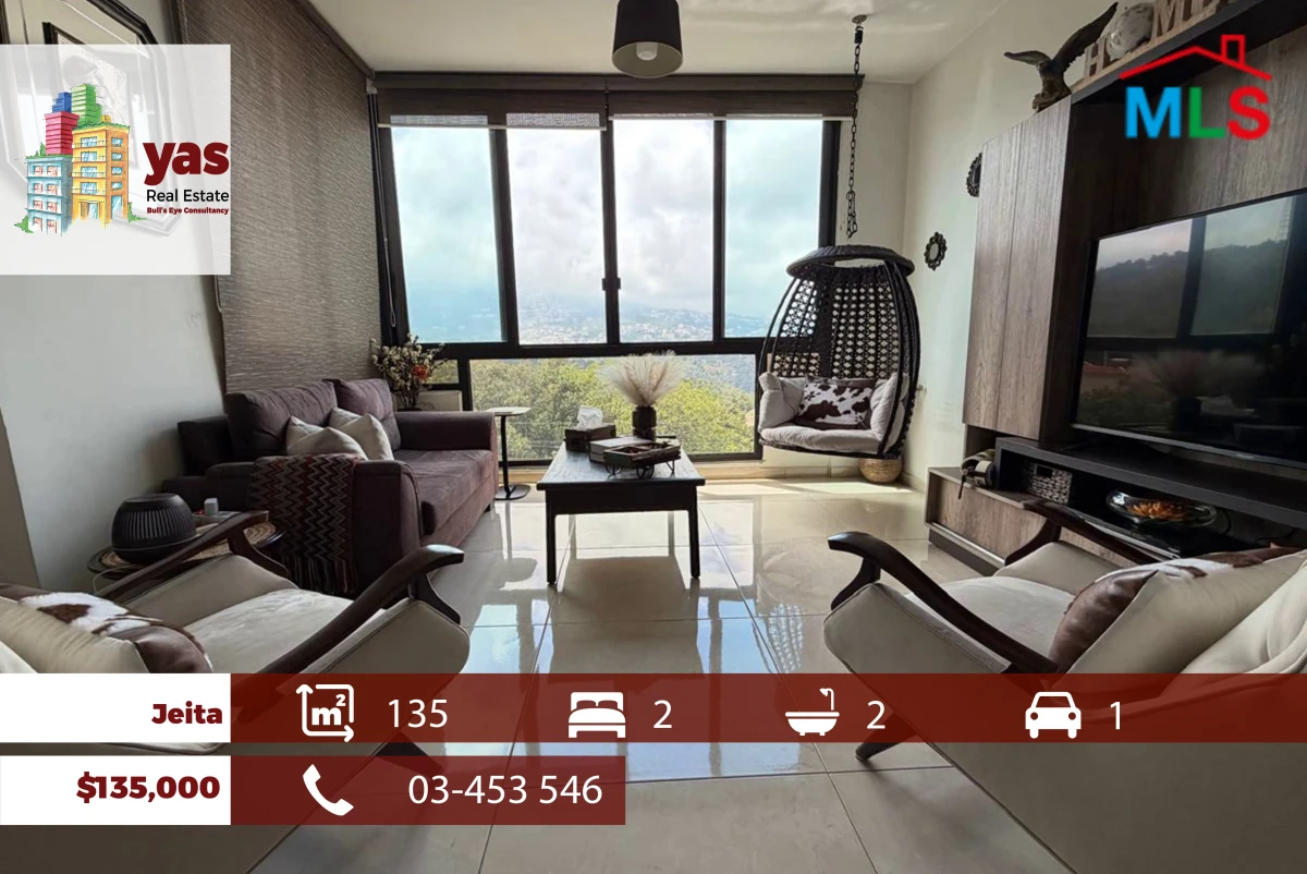 Jeita 135m2 | Mint Condition | Mountain View | Prime Location | EL |