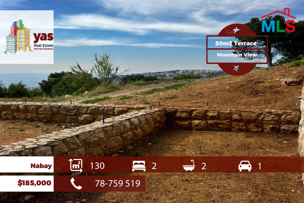 Nabay 130m2 | 50m2 Terrace | Mountain View | Prime Location | TCH