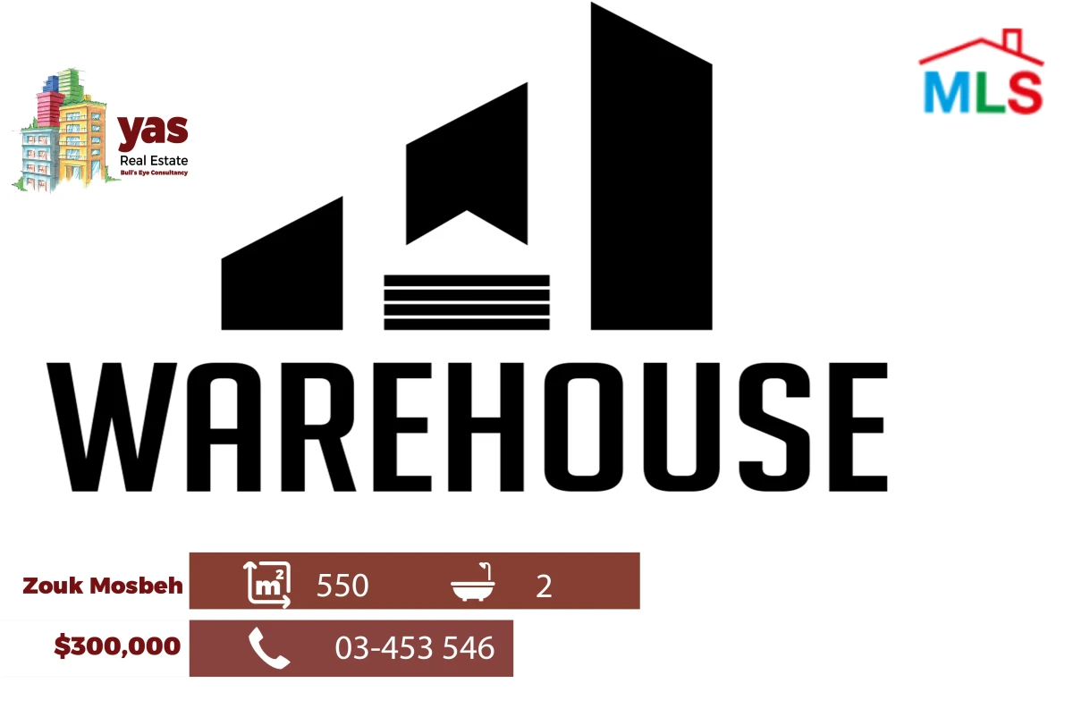 Zouk Mosbeh 550m2 | Warehouse | Prime Location | High Ceiling | EH/EL