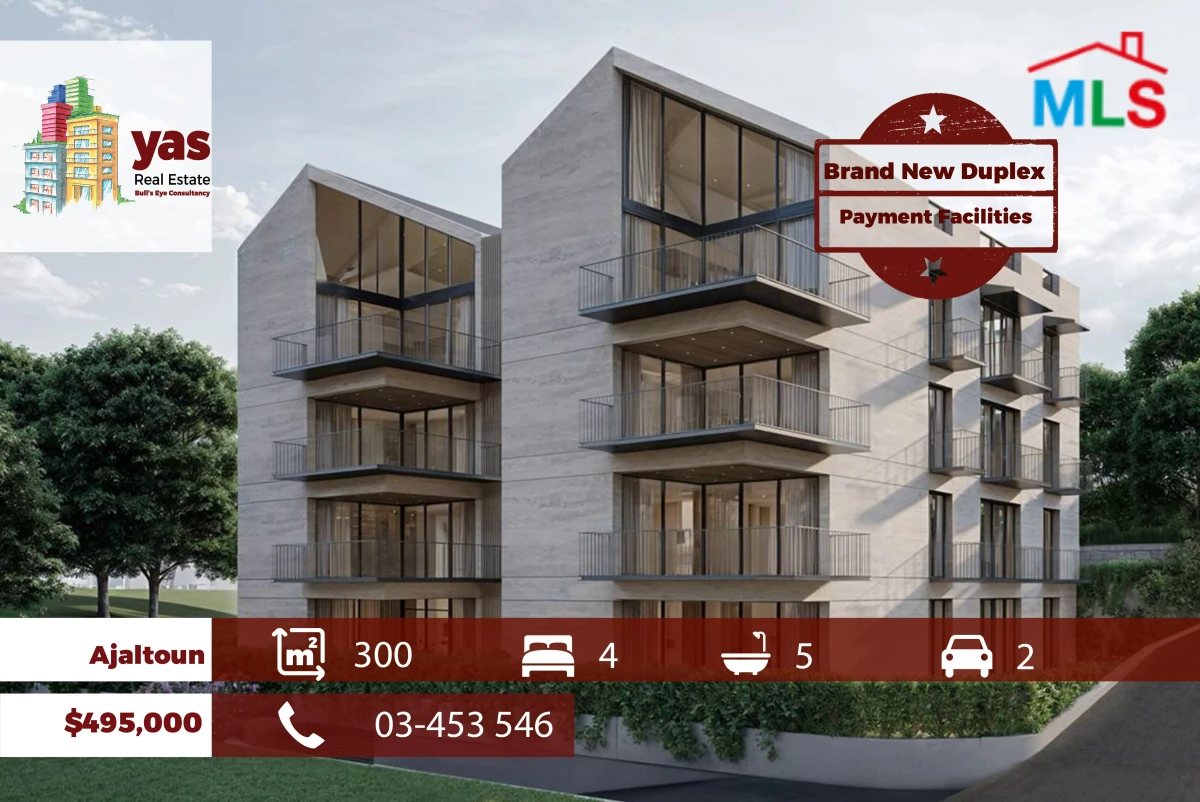 Ajaltoun 300m2 | Duplex | Under Construction | Pyt Facilities | TYT